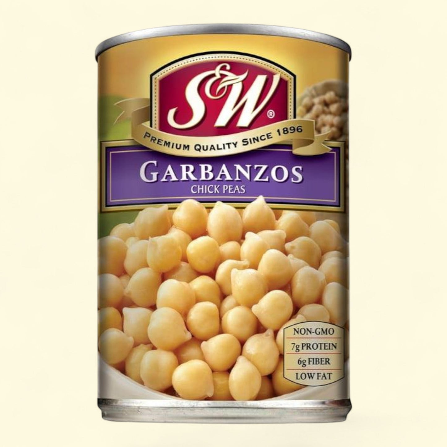 S&W Garbanzo Chick Pea Beans, 15.5 oz.