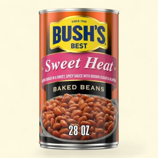 Bush's Sweet Heat Baked Beans, Canned Beans, 28 oz Can