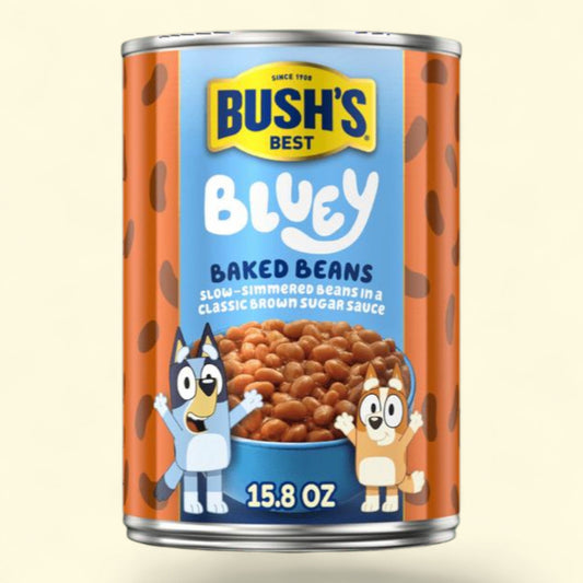 Bush's Bluey Baked Beans, Canned Beans, 15.8 oz Can