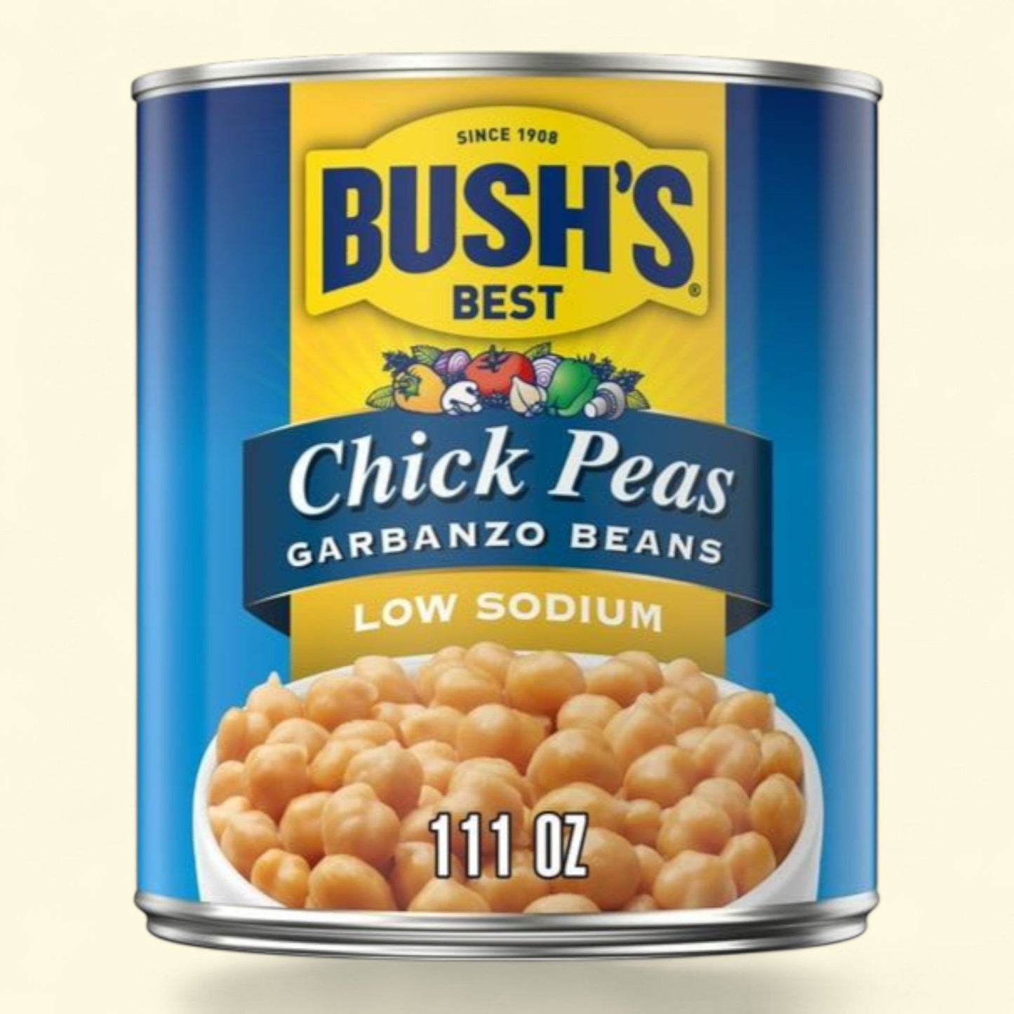 Bush's Garbanzo Beans, Canned Chickpeas, 111 oz Can