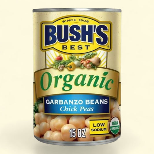 Bush's Organic Garbanzo Beans, 15 oz Can