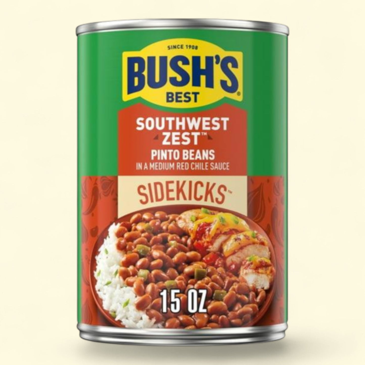 Bush's Sidekicks Pinto Beans, 15 oz Can