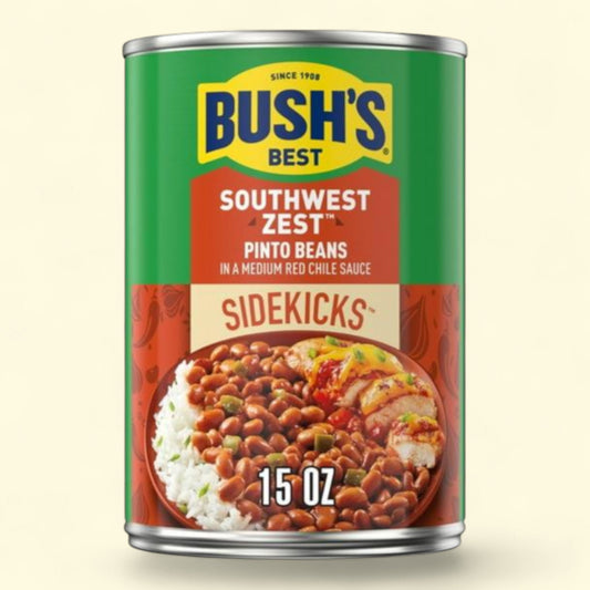 Bush's Sidekicks Pinto Beans, 15 oz Can
