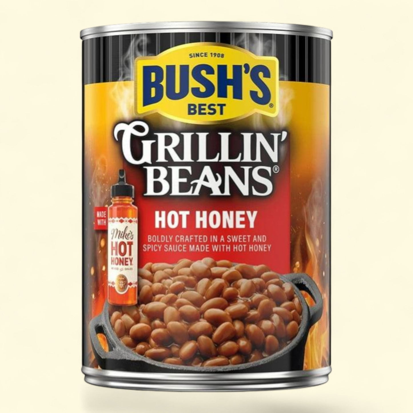 Bush's Hot Honey Grillin' Beans, 21.7 oz