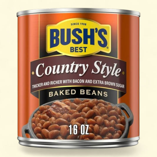 Bush's Baked Beans, Country Style, 16 oz Can