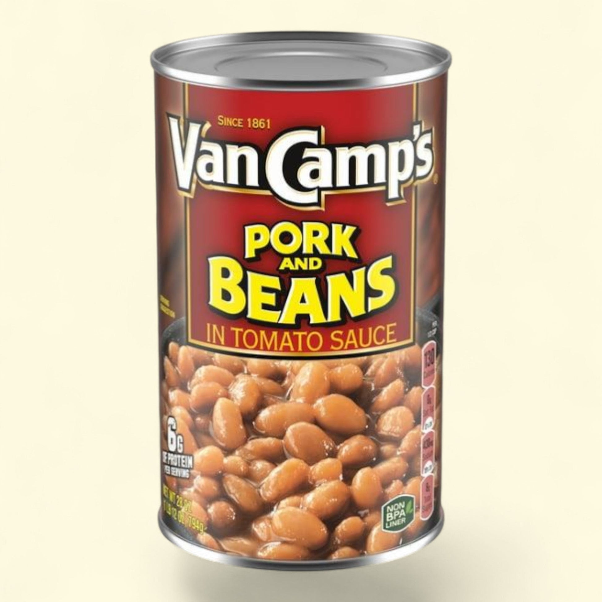 Van Camp's Pork and Beans, 28 oz. — authentic US product shipped worldwide by Treatspree