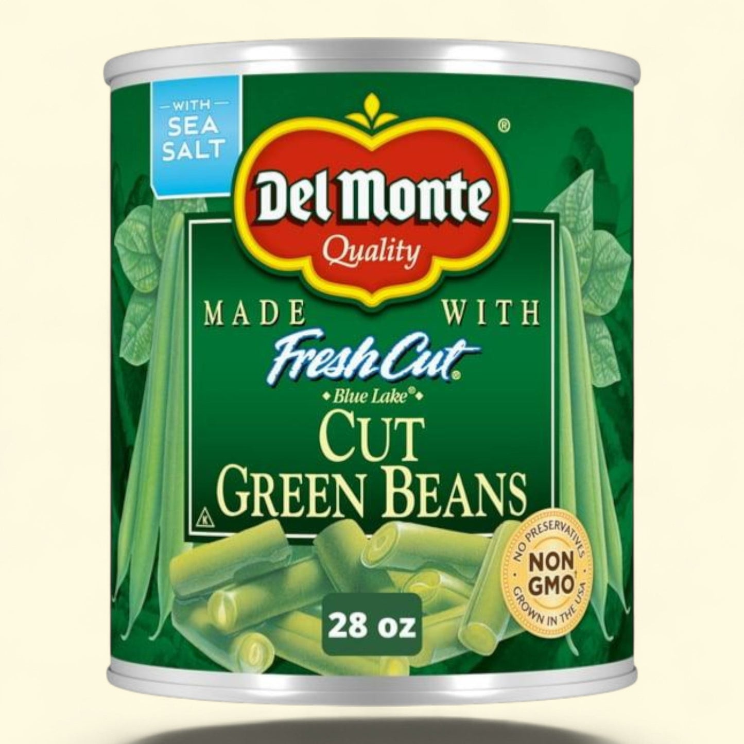 Del Monte Blue Lake Cut Green Beans, 28 oz