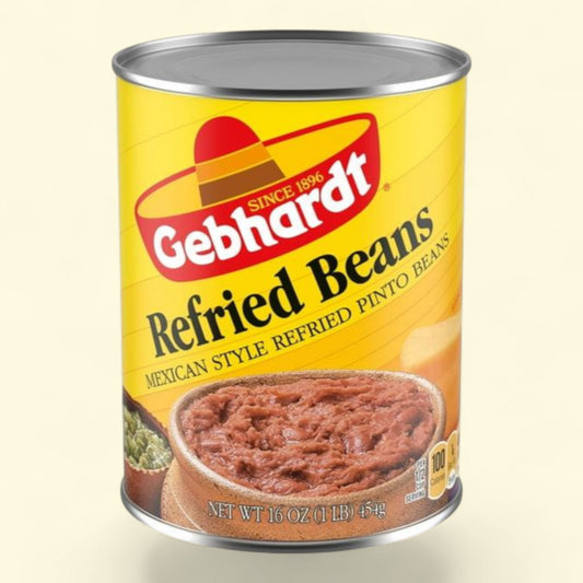 Gebhardt Refried Beans, 16 oz.