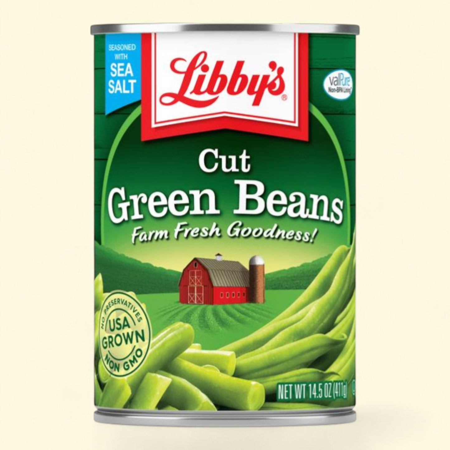 Libby's Cut Green Beans, 14.5 oz Can