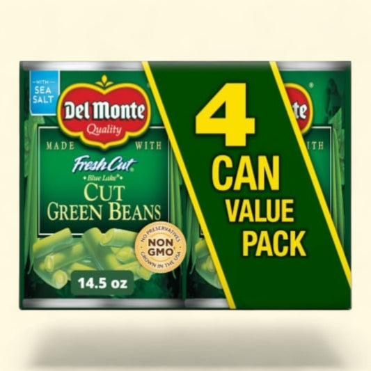 Del Monte Blue Lake Cut Green Beans, 14.5 oz, 4 count
