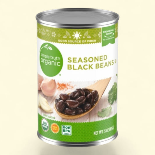 Simple Truth Organic, Seasoned Black Beans, 16 oz
