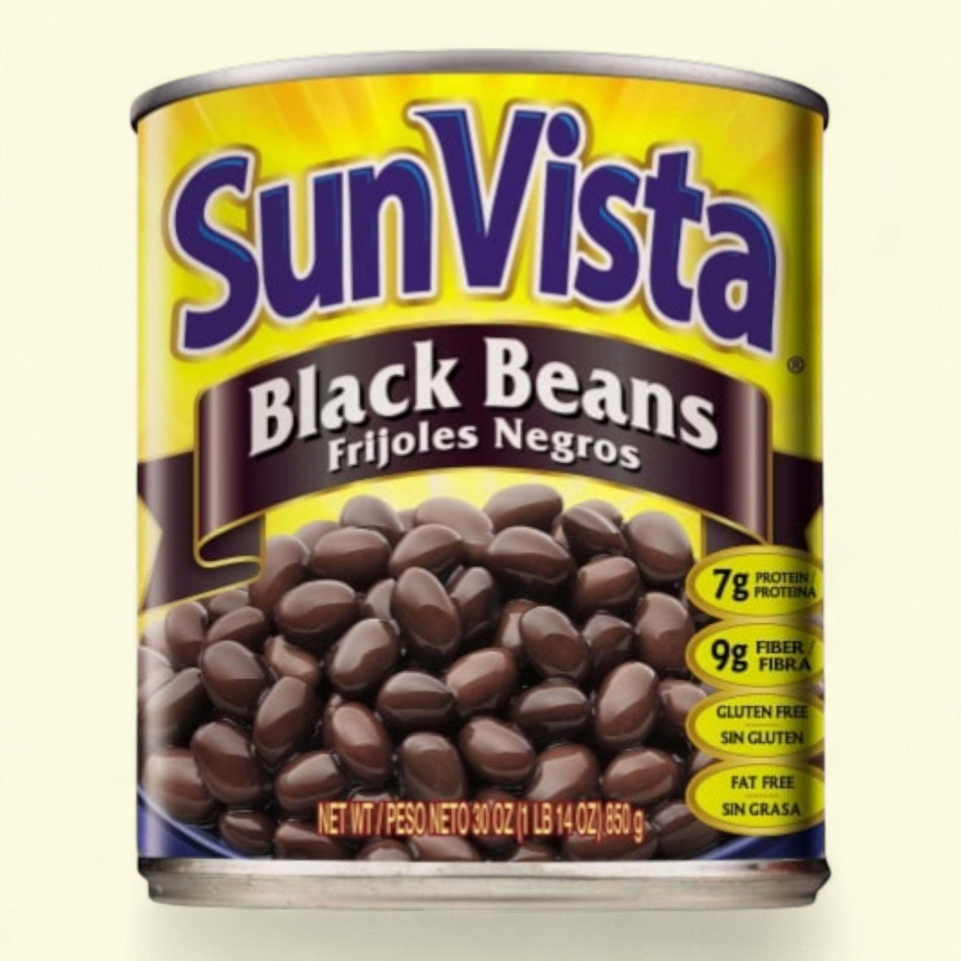 Sun Vista Black Beans, 30 oz — authentic US product shipped worldwide by Treatspree
