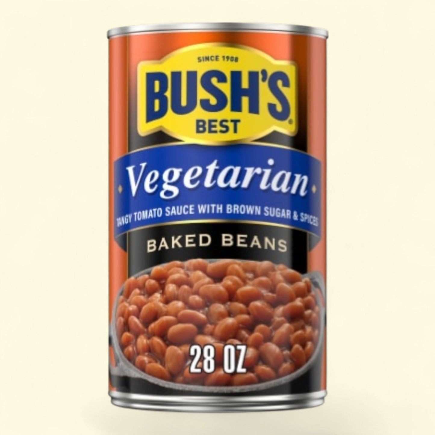 Haricots blancs végétariens Bush's, 800 g