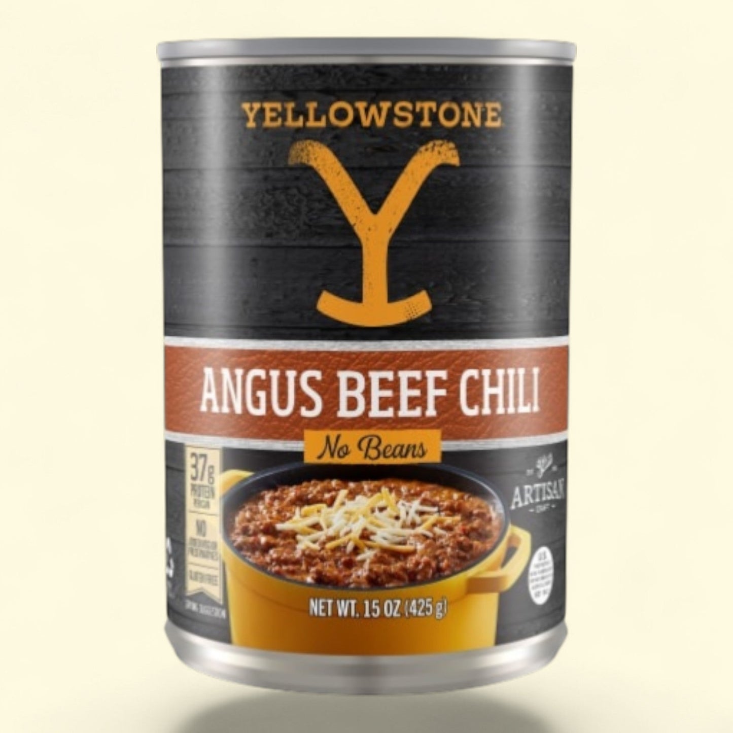 Yellowstone Angus Beef Chili, No Beans, 15 oz