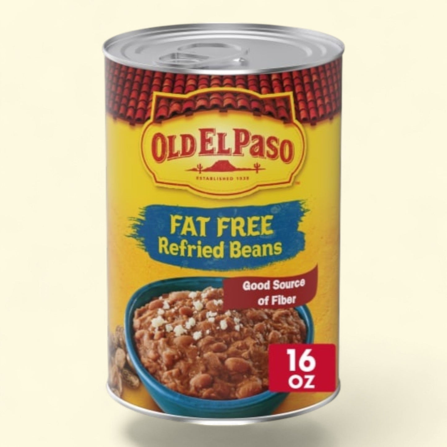 Old El Paso, Fat Free Refried Beans, 16 oz