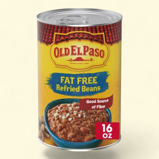 Old El Paso, Fat Free Refried Beans, 16 oz