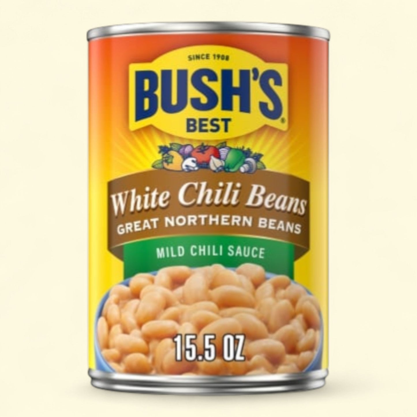 Bush's White Chili Beans, 15.5 oz