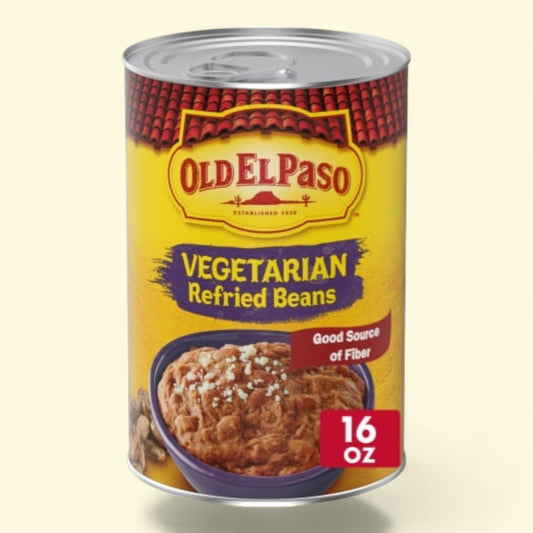 Old El Paso Refried Beans, Vegetarian, 16 oz