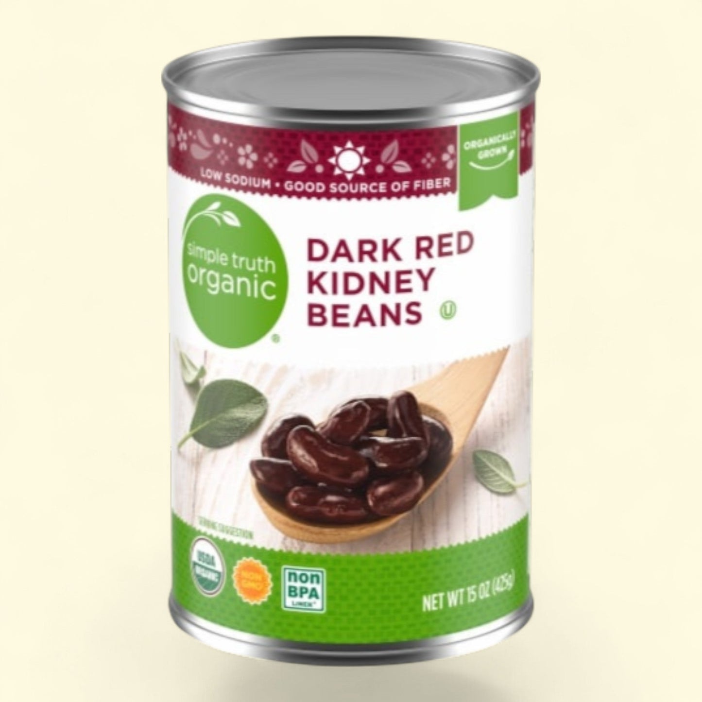 Simple Truth Organic, Dark Red Kidney Beans, 15 oz