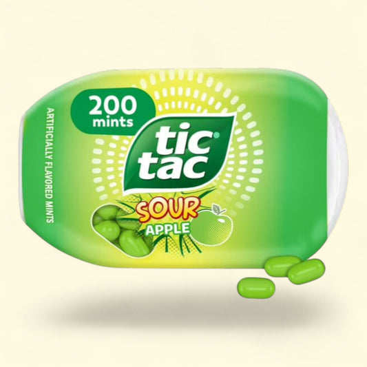 Tic Tac Sour Apple Mints, 3.4 oz