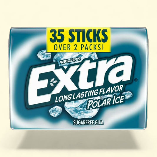Polar Ice Sugar Free Chewing Gum, 35 sticks