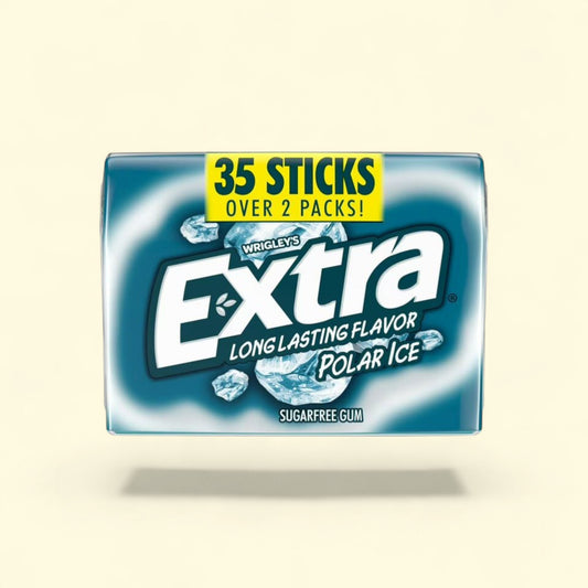 Polar Ice Sugar Free Chewing Gum, 35 sticks — authentic US product shipped worldwide by Treatspree