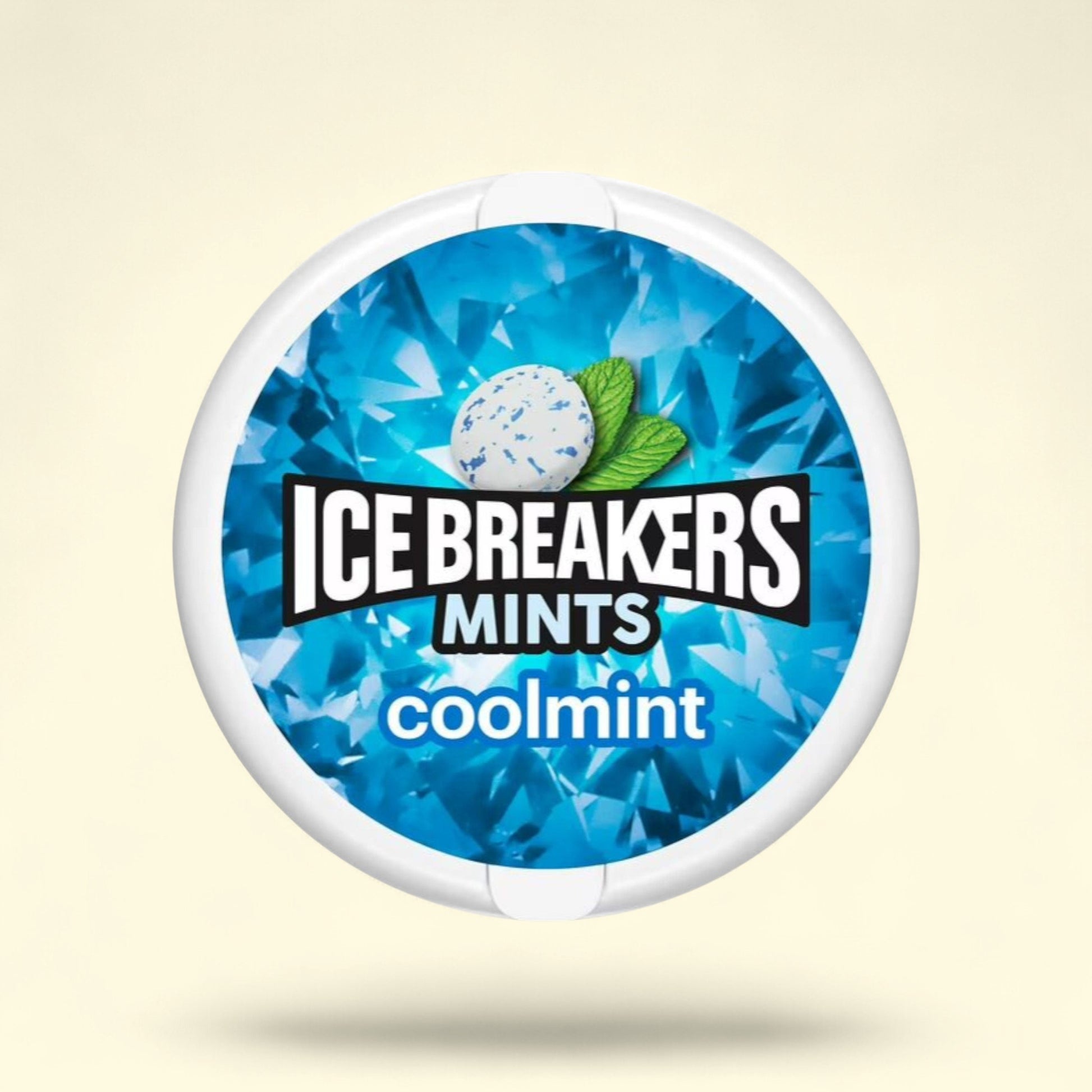 Ice Breakers Cool Mint Sugar Free Mints, 1.5 oz Tin — authentic US product shipped worldwide by Treatspree