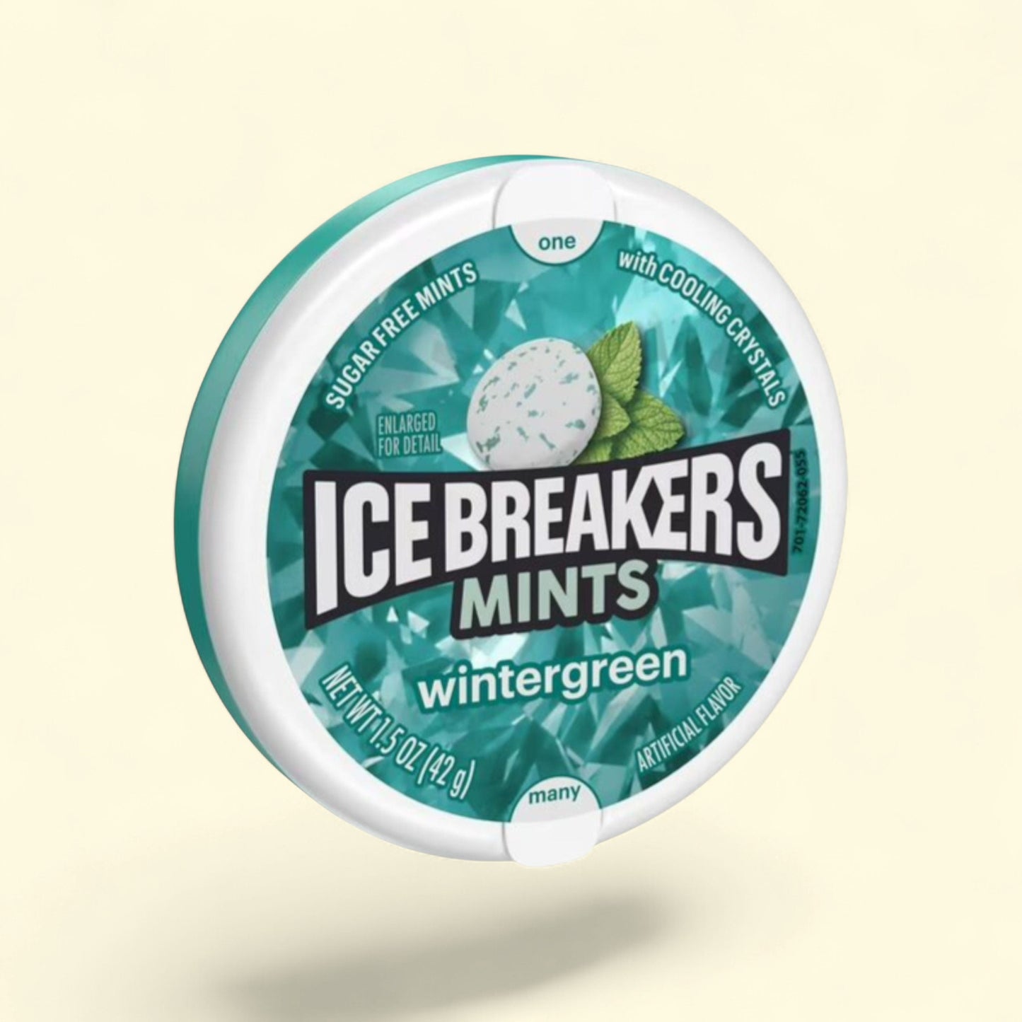 Ice Breakers Wintergreen Sugar Free Mints, 1.5 oz Tin — authentic US product shipped worldwide by Treatspree