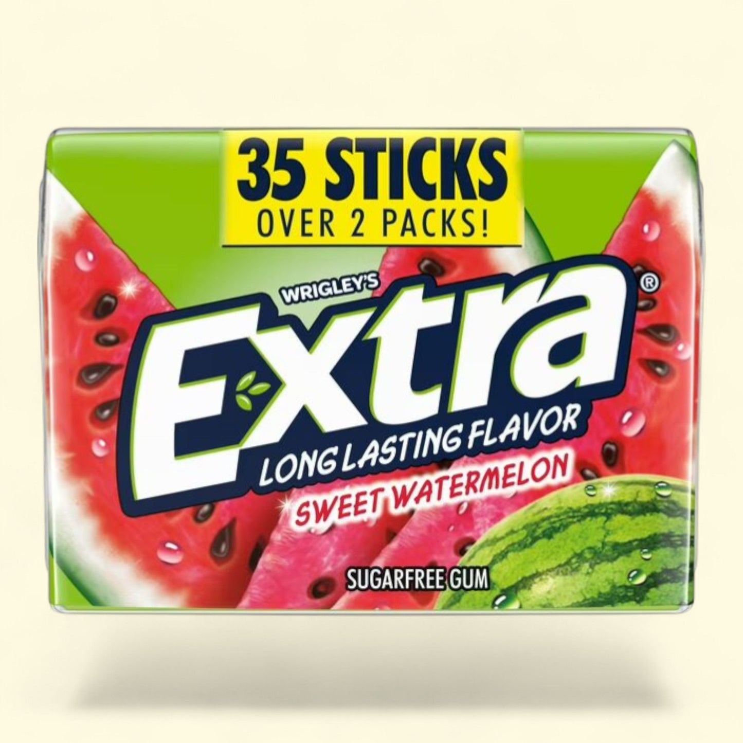 Extra Sweet Watermelon Chewing Gum, 35 sticks