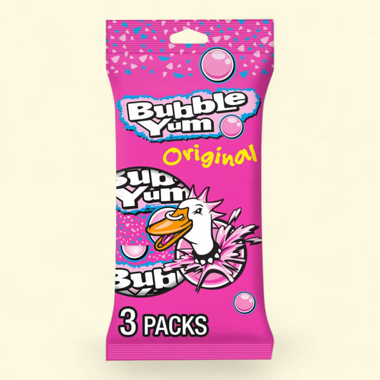 Bubble Yum Original Bubble Gum, 8.46oz/3 pack