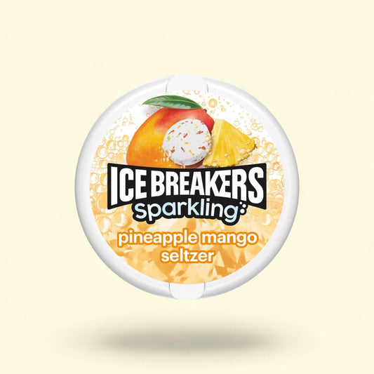 Ice Breakers Seltzer Mint Tin, 1.5oz — authentic US product shipped worldwide by Treatspree
