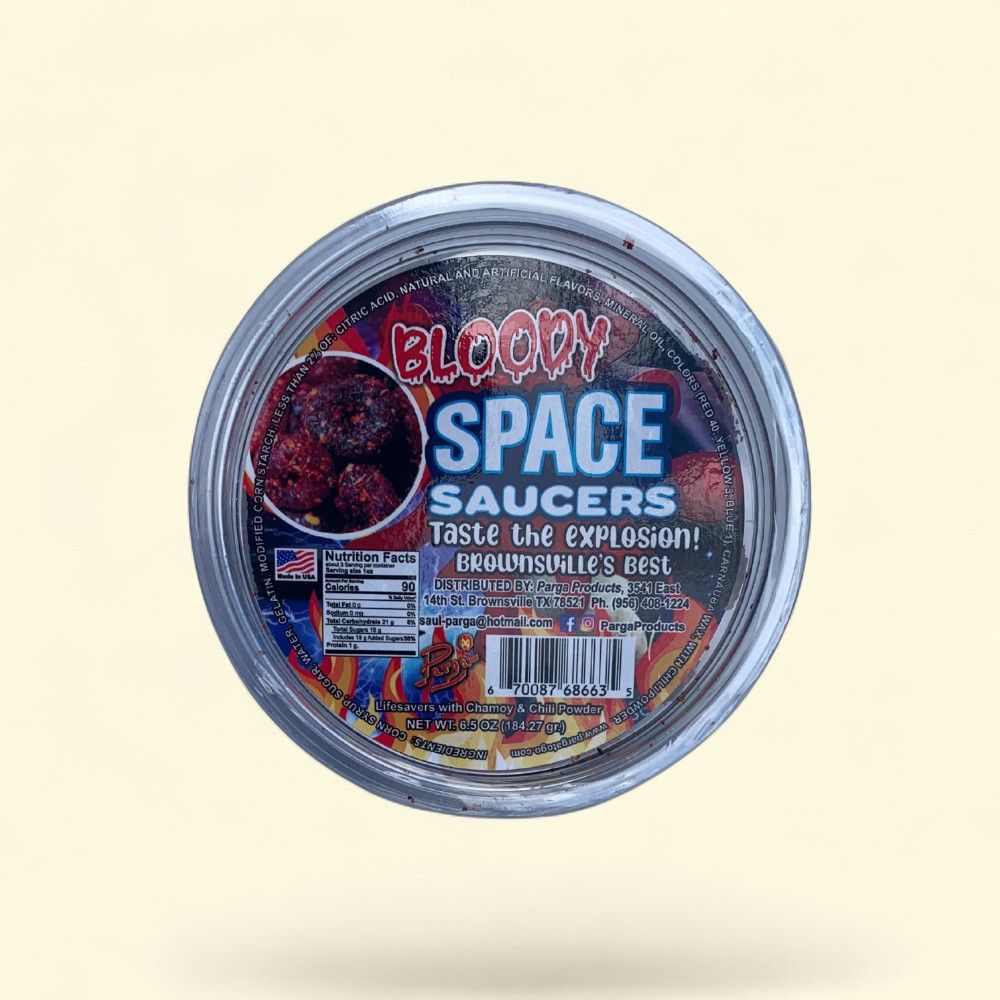 Bloody Hot Space Saucers LifeSavers Candy 6.5oz — authentic US product shipped worldwide by Treatspree