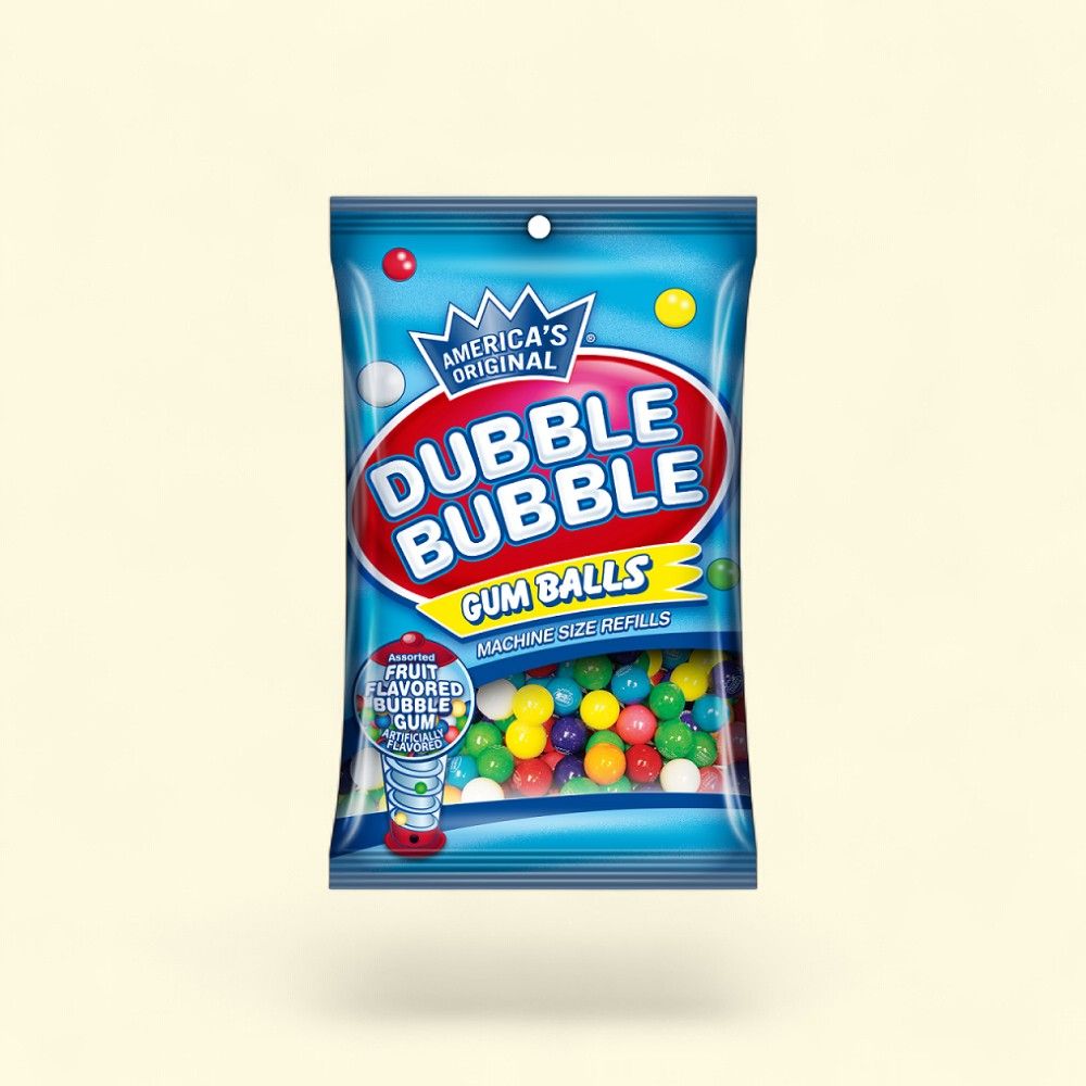 Dubble Bubble Assorted Gumballs, 5oz — authentic US product shipped worldwide by Treatspree