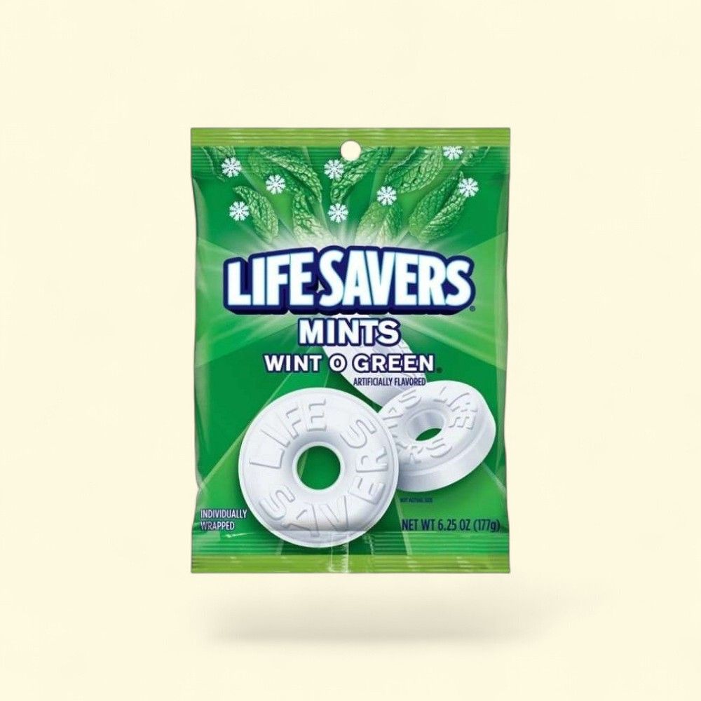 LIFE SAVERS Wint O Green Hard Candy Mints — authentic US product shipped worldwide by Treatspree
