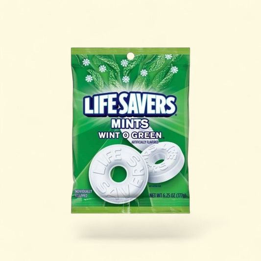 LIFE SAVERS Wint O Green Hard Candy Mints — authentic US product shipped worldwide by Treatspree