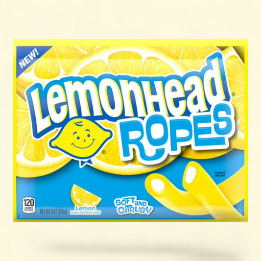 Lemonhead Ropes, bonbons, 255 g
