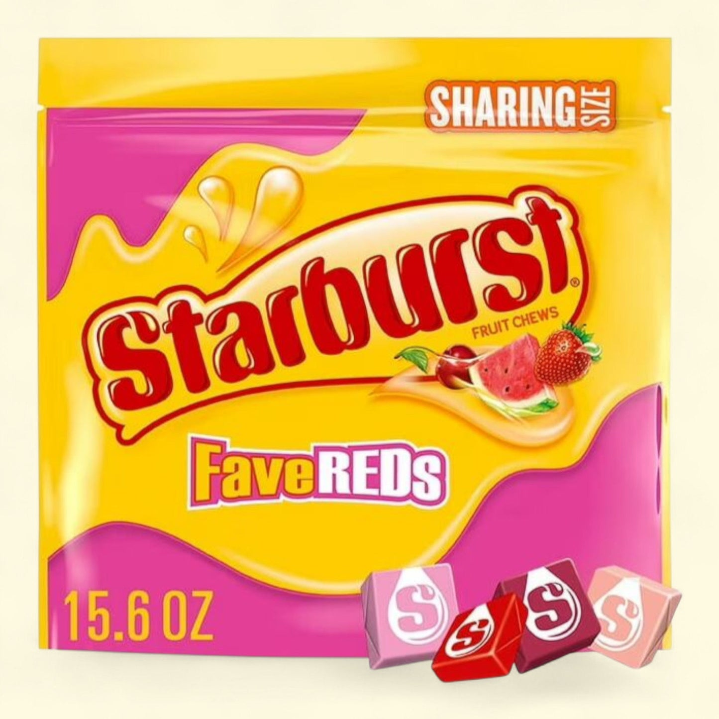 Bonbons gélifiés aux fruits Starburst Favereds, format à partager - 440 g