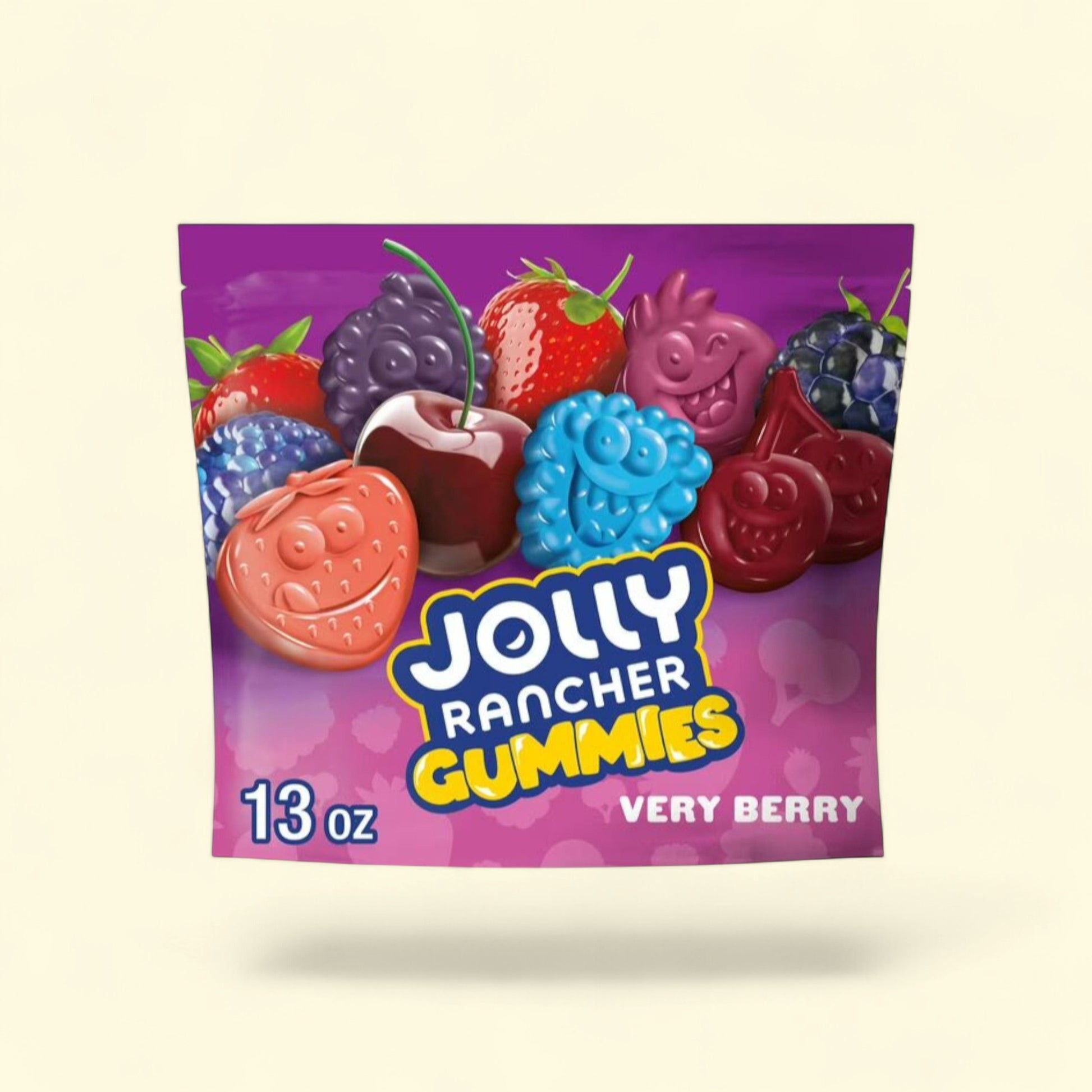 Jolly Rancher Gummies, Very Berry Assorted Fruit Flavored Candy, 13 oz — authentic US product shipped worldwide by Treatspree