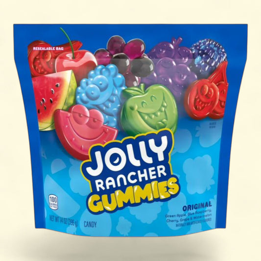 Bonbons gélifiés Jolly Rancher, assortiment aux saveurs de fruits, 400 g