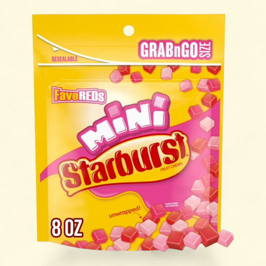 Starburst Favereds Minis Fruit Chewy Candy, 8 oz