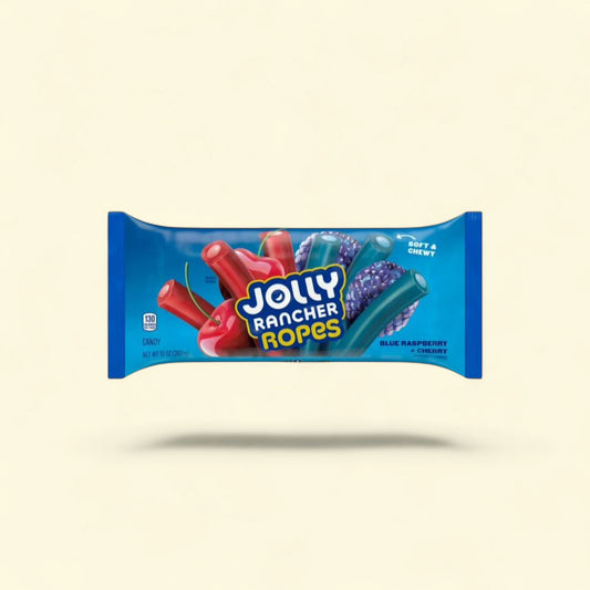 Jolly Rancher Ropes Candy, Blue Raspberry and Cherry, 10 oz — authentic US product shipped worldwide by Treatspree