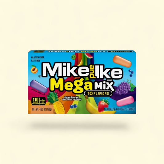 Mike and Ike Mega Mix Chewy Candy, 4.25 Ounce — authentic US product shipped worldwide by Treatspree