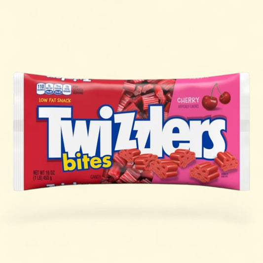 Bonbons à la réglisse Twizzlers Bites, saveur cerise, 450 g
