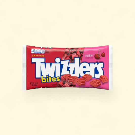 Twizzlers Bites Cherry Licorice Candy, 16 oz — authentic US product shipped worldwide by Treatspree