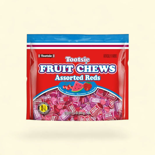 Tootsie Roll, Fruit Chews All Reds, 11.5 oz — authentic US product shipped worldwide by Treatspree
