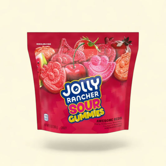 Jolly Rancher Sour Gummies Awesome Reds Candy, 13 oz — authentic US product shipped worldwide by Treatspree