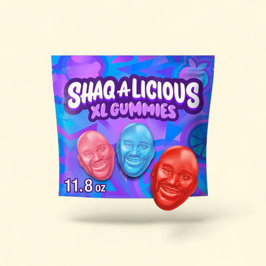 SHAQ-A-LICIOUS XL GUMMIES, Original Flavor,  11.8 oz — authentic US product shipped worldwide by Treatspree