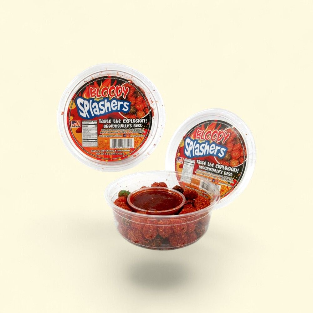 Bloody Splashers Gushers Fruit Snacks 5.9oz (167g) — authentic US product shipped worldwide by Treatspree