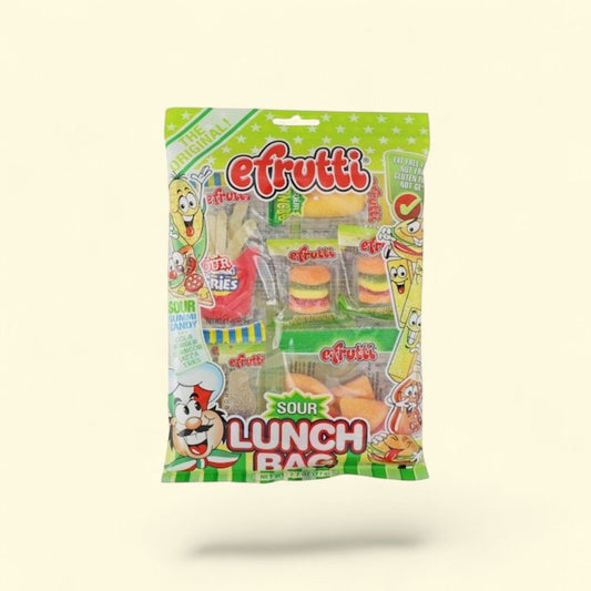 eFrutti Sour Lunch Bag Theme Gummi Candy, 2.70oz — authentic US product shipped worldwide by Treatspree