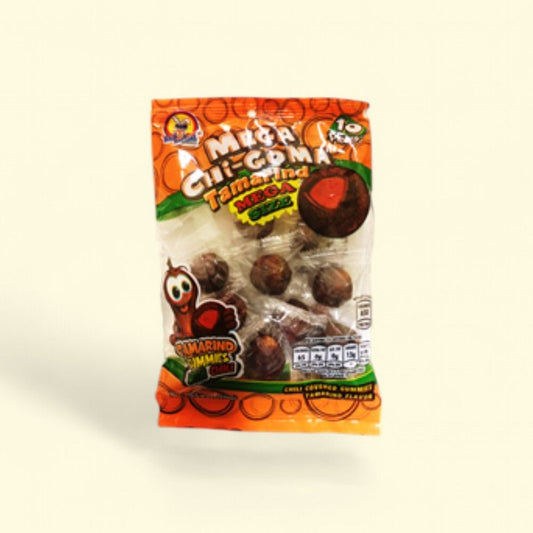 El Azteca Mega Chi-Goma Tamarind Gummies 10-Piece Pack — authentic US product shipped worldwide by Treatspree